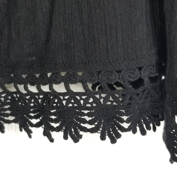 New Directions black gauze dress sz XL - Picture 5 of 7